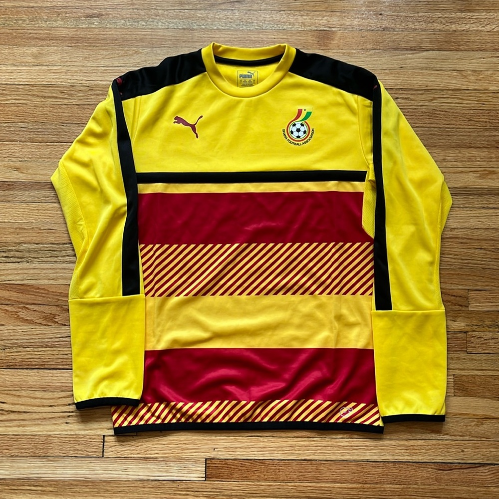 Puma Ghana Football Jersey / Long Sleeve / Medium